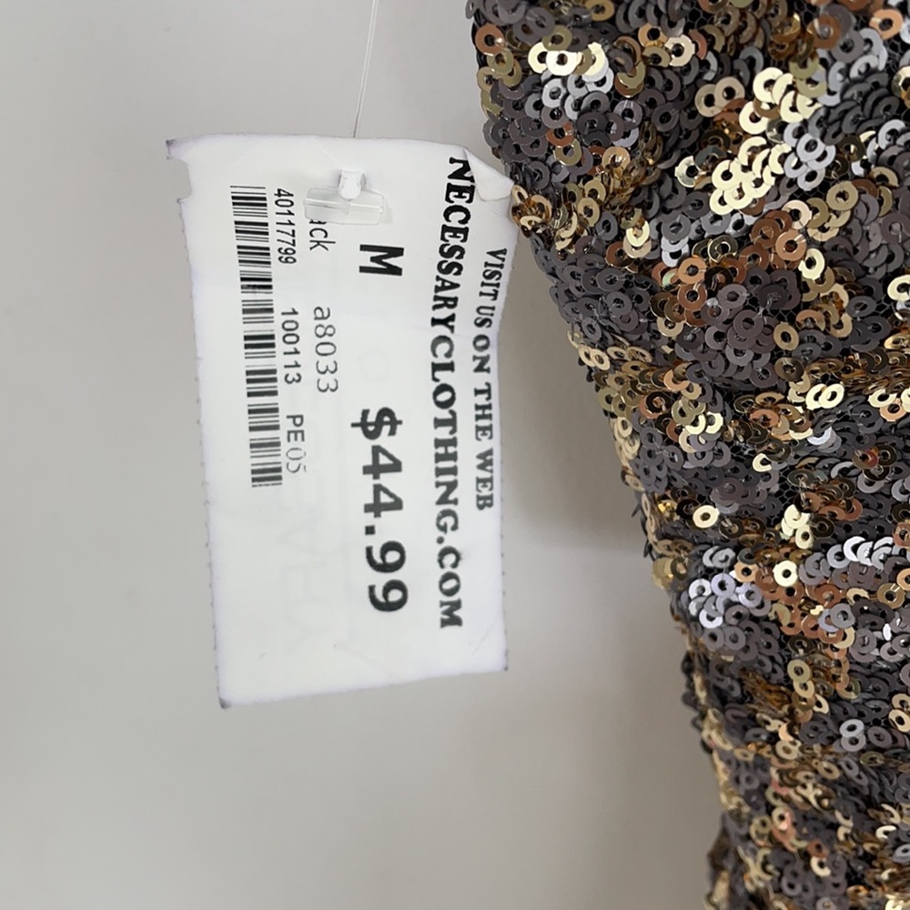 Medium Necessary Clothing sequined dress. - Picture 3 of 3